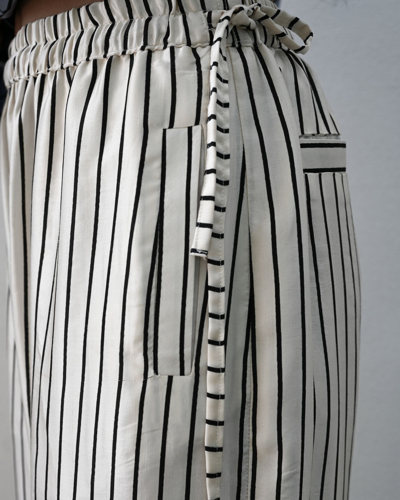 Khin Pants Vanilla Cream Silk Linen