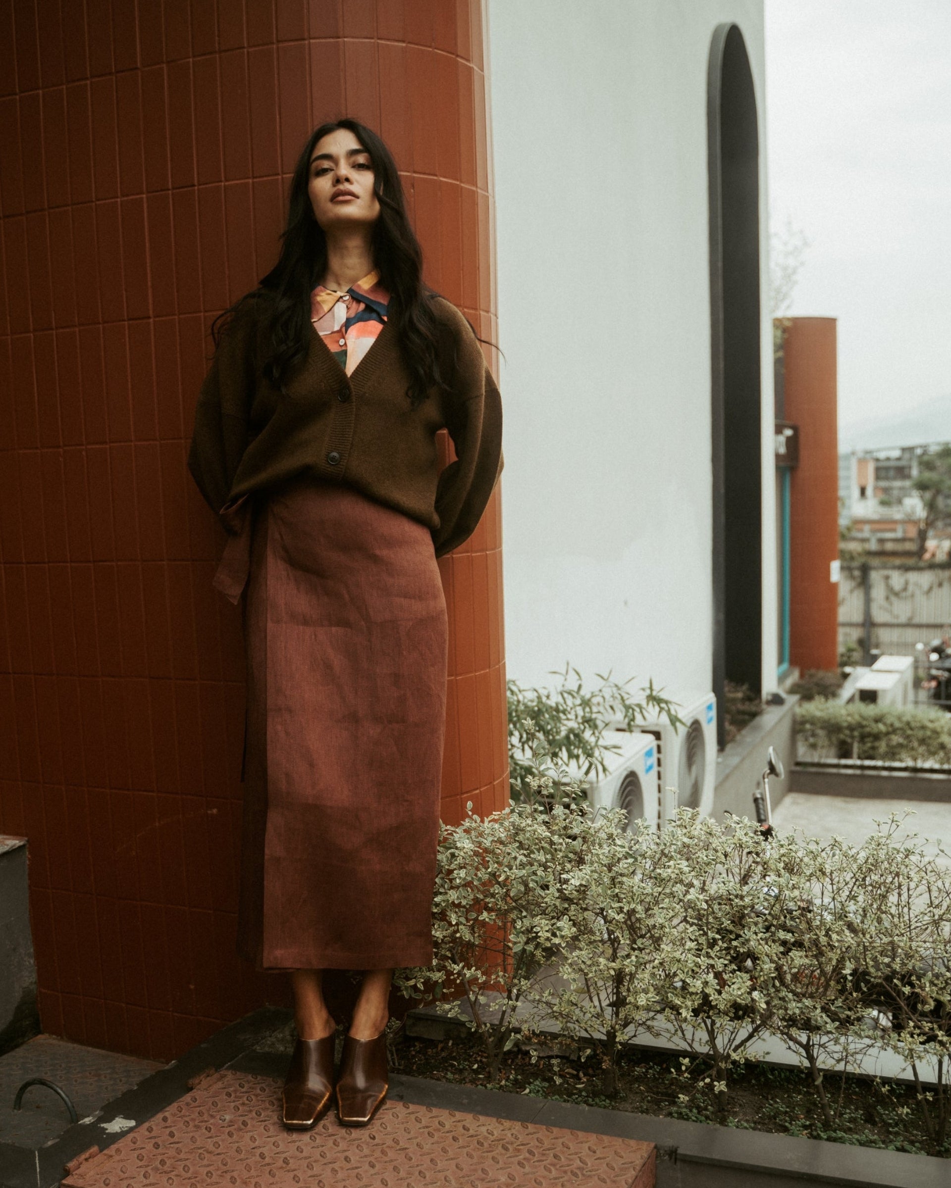 Wrap Skirt Linen