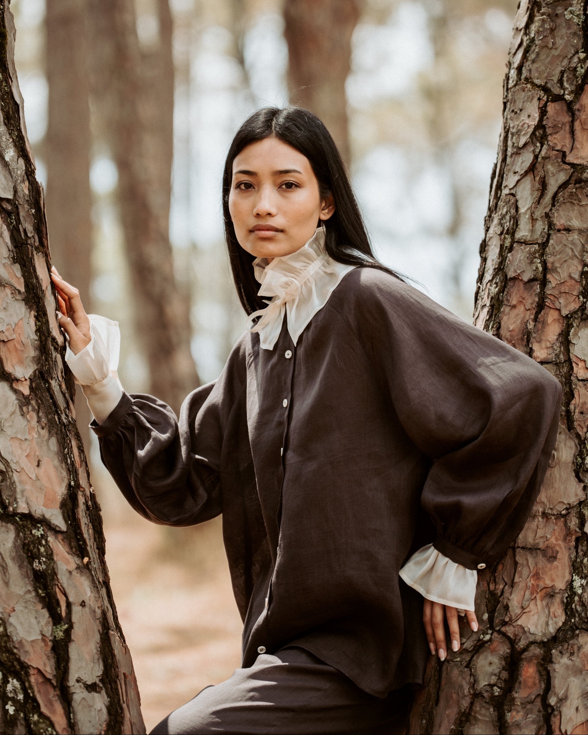 Vayu Shirt Bark Linen