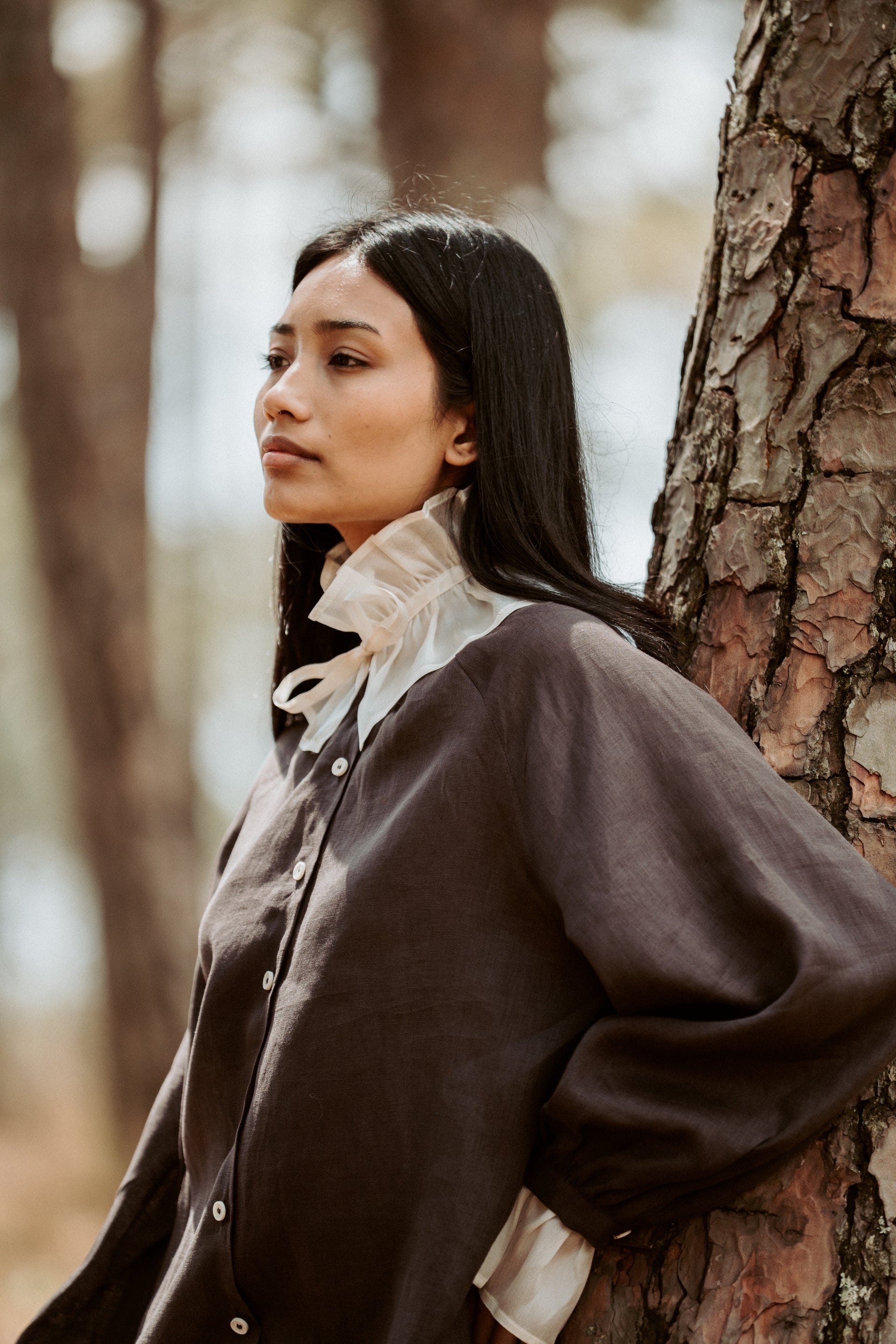 Vayu Shirt Bark Linen