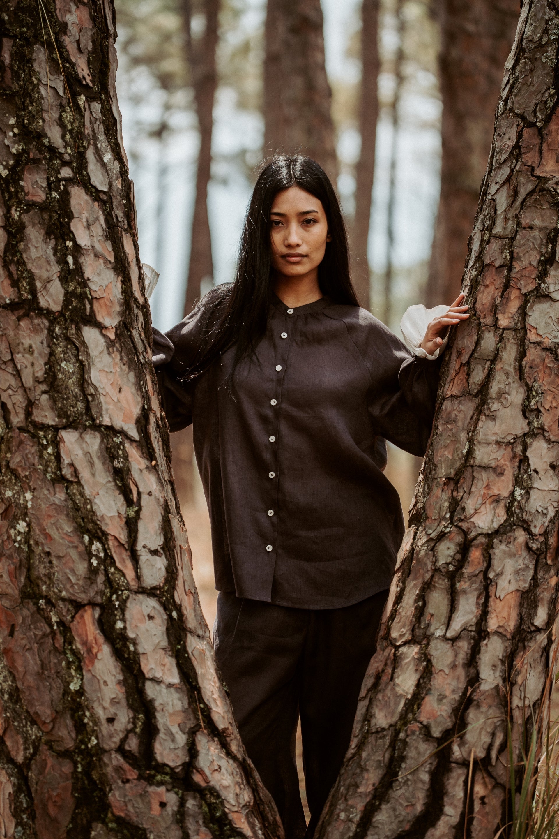 Vayu Shirt Bark Linen
