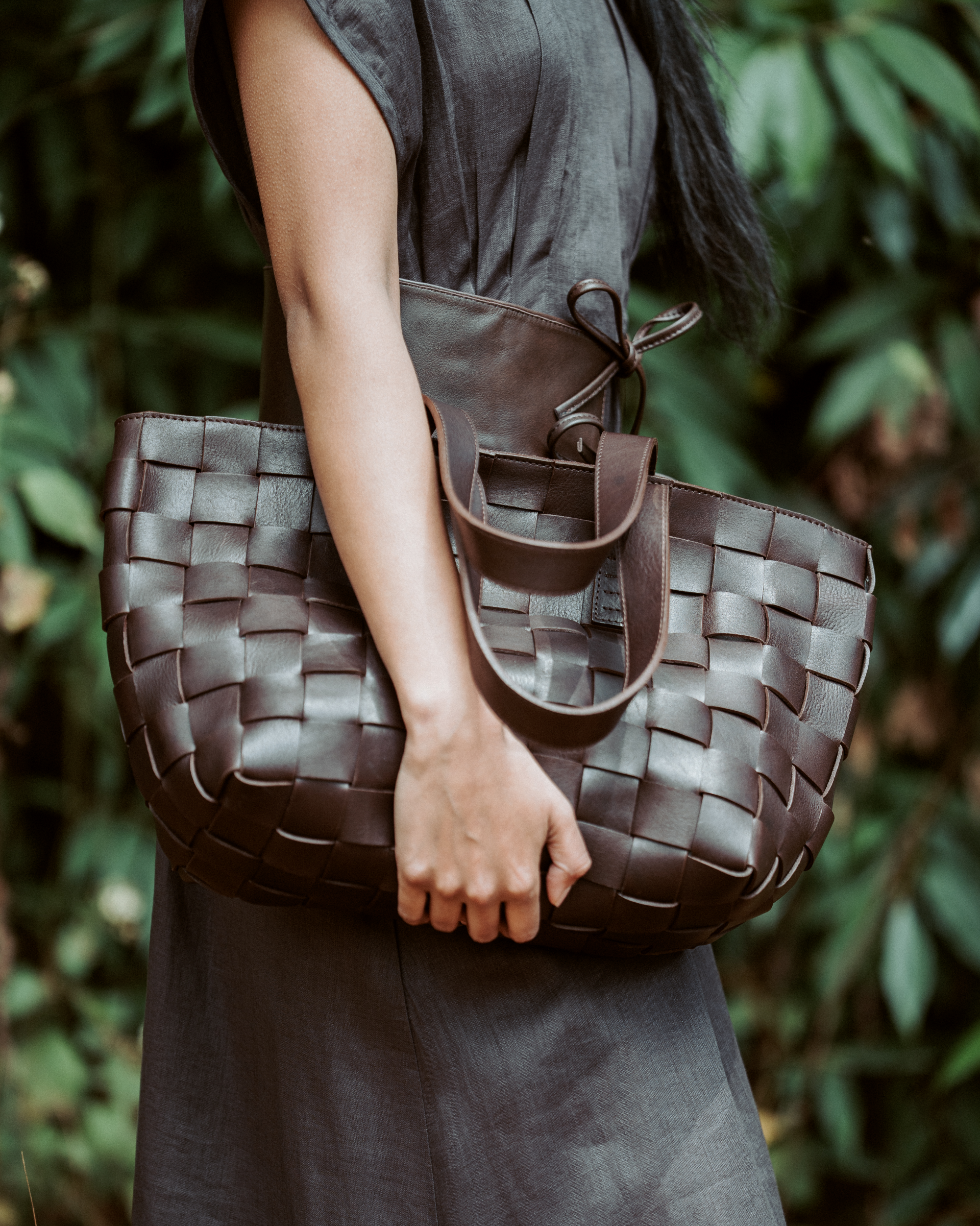 Harukaze Woven Tote Cedar
