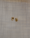 Organic Stud Silver Earring