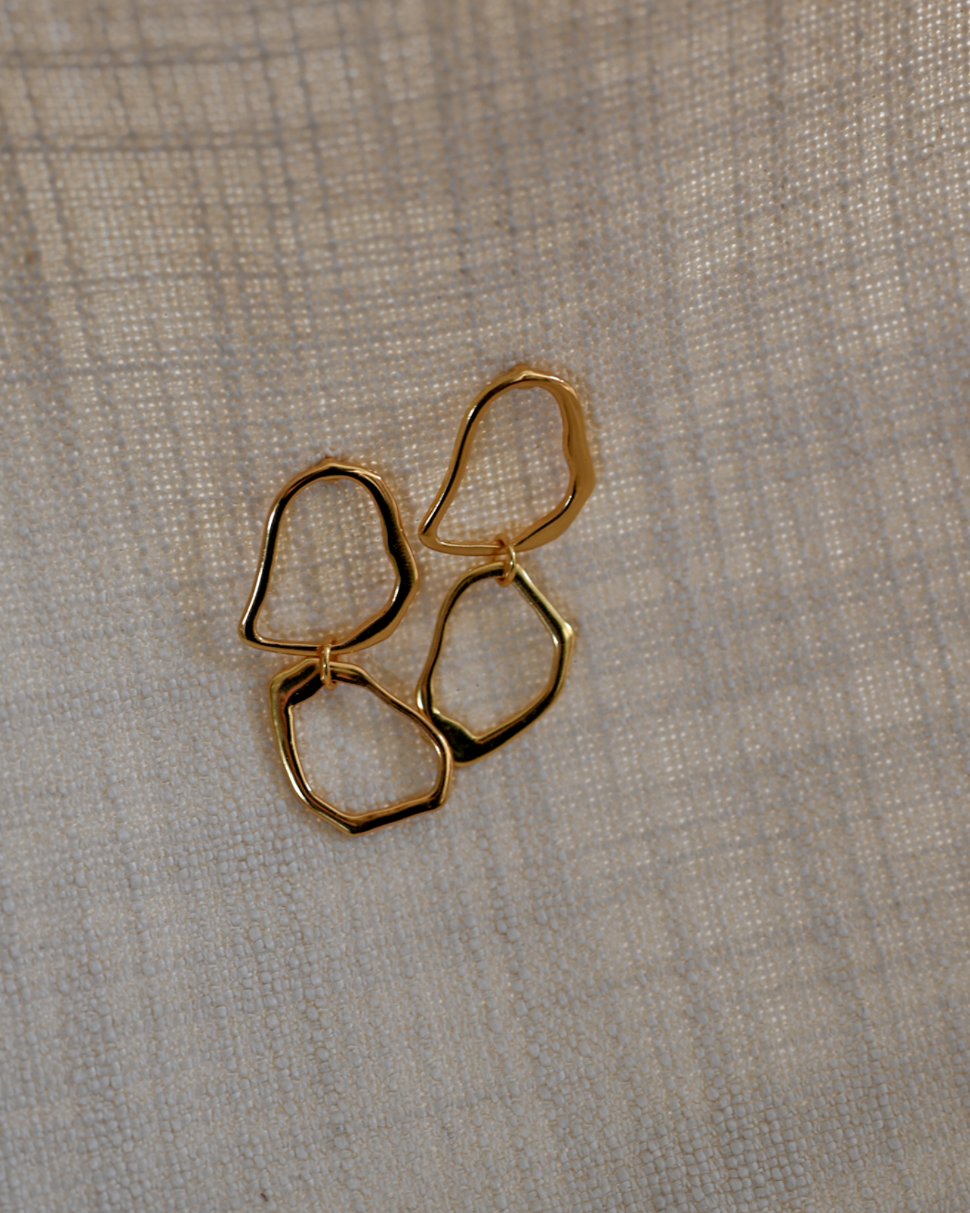 Amoeba Earring Silver Earring