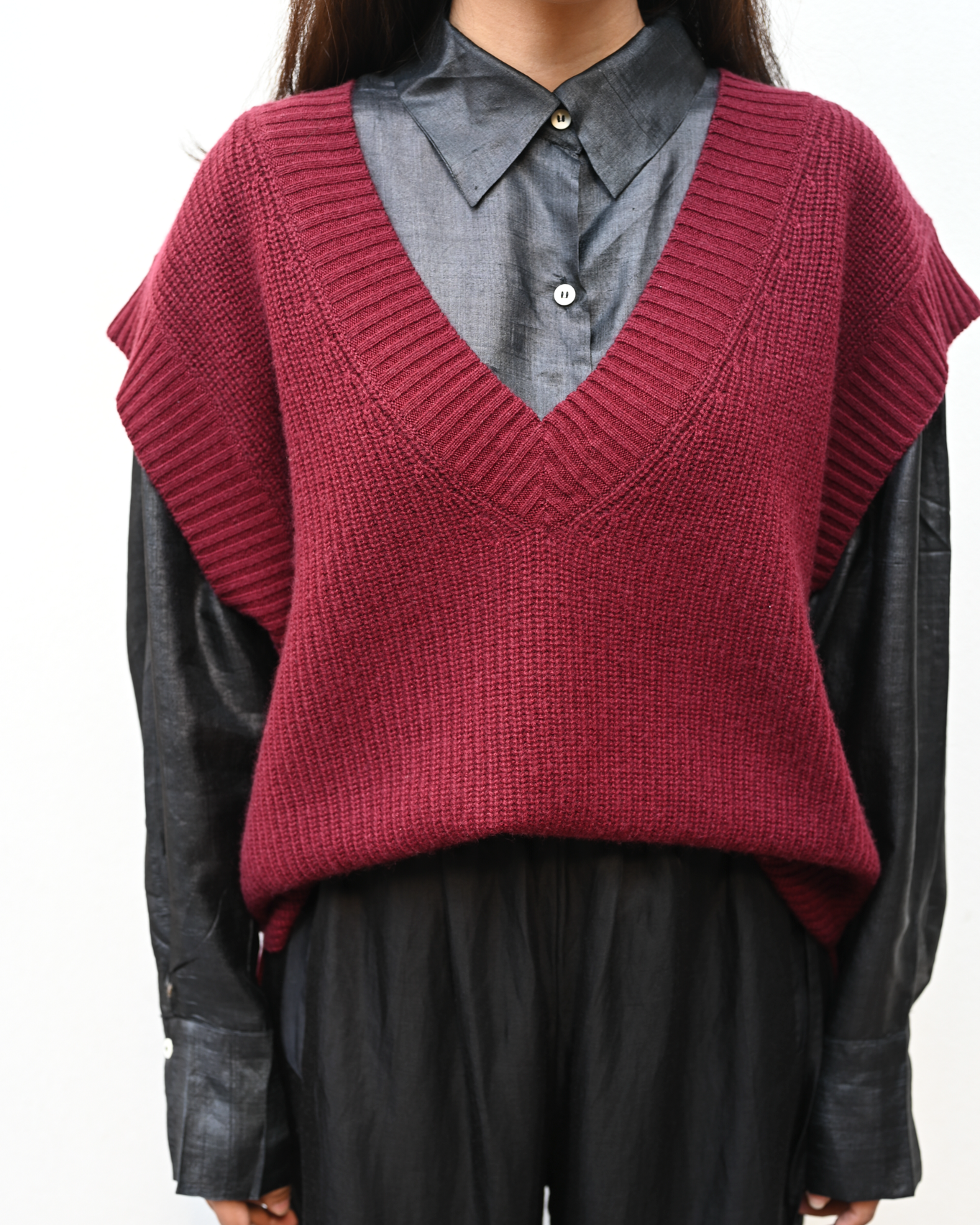 Spencer Vest Plum