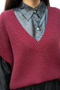 Spencer Vest Plum