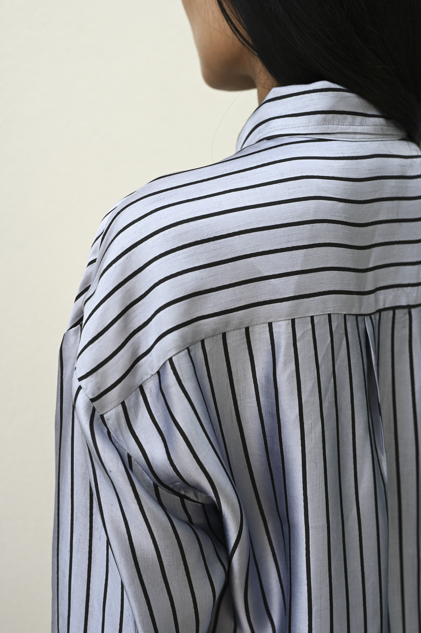 Raja Shirt Berry Cream Silk