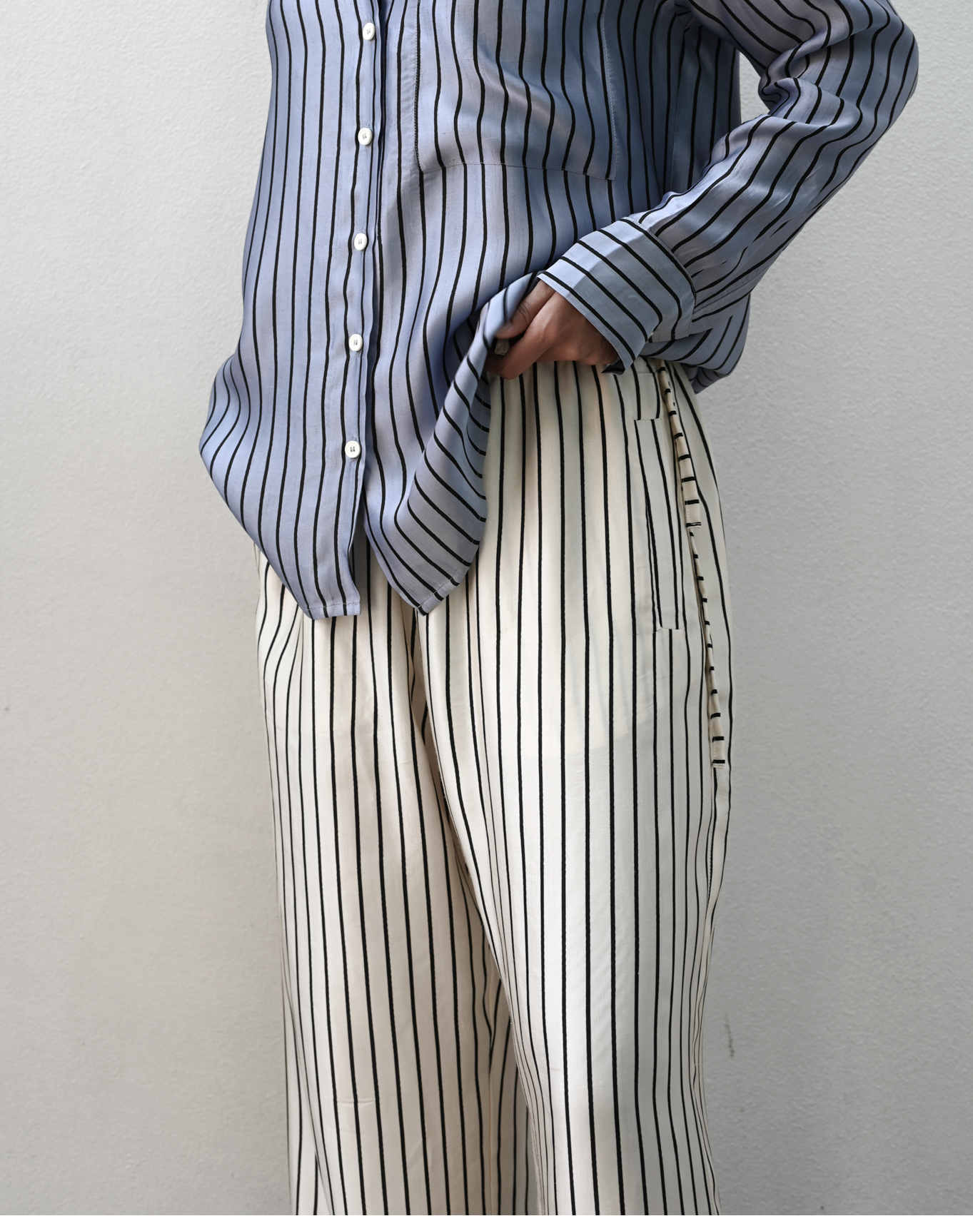 Khin Pants Vanilla Cream Silk Linen