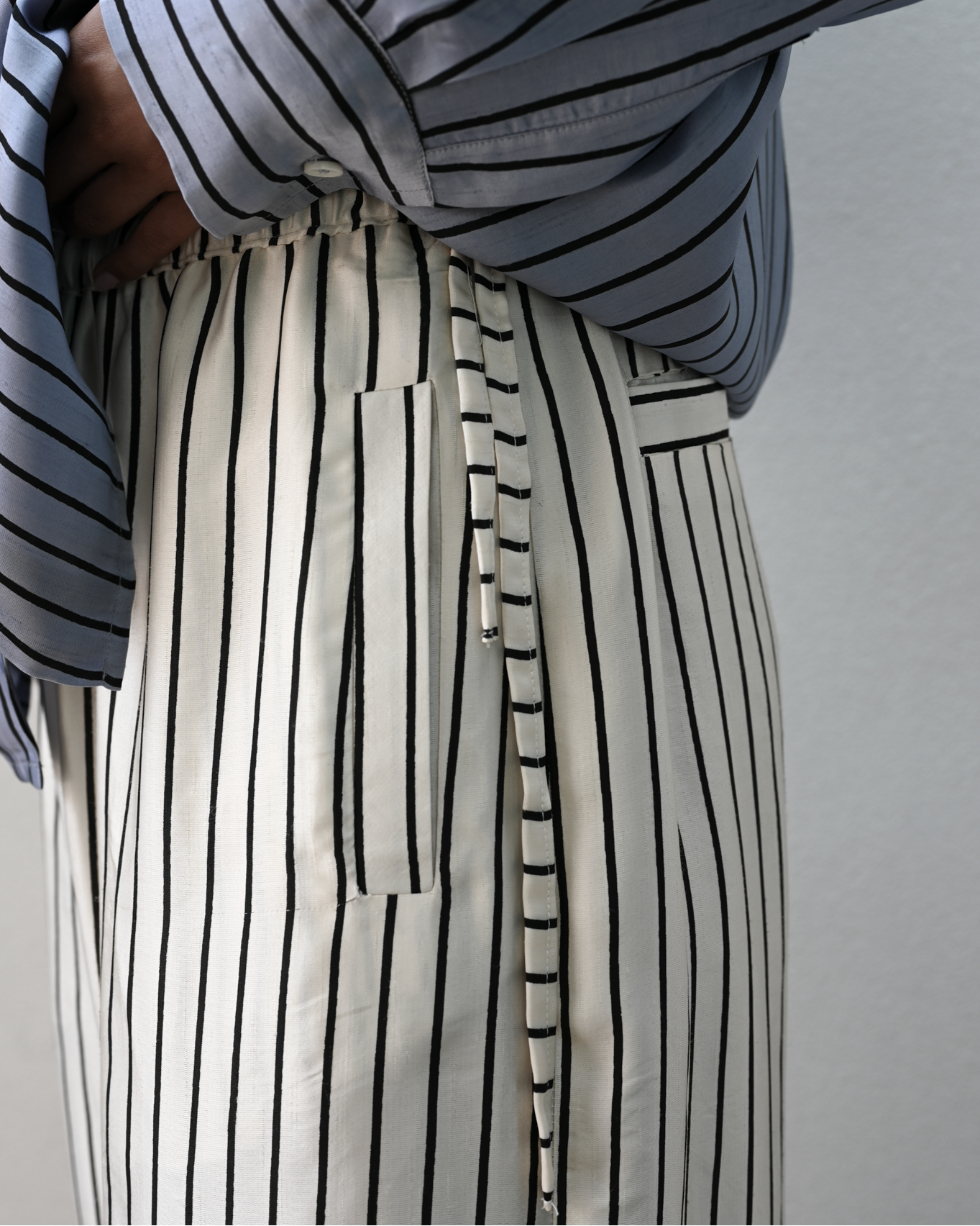 Khin Pants Vanilla Cream Silk Linen