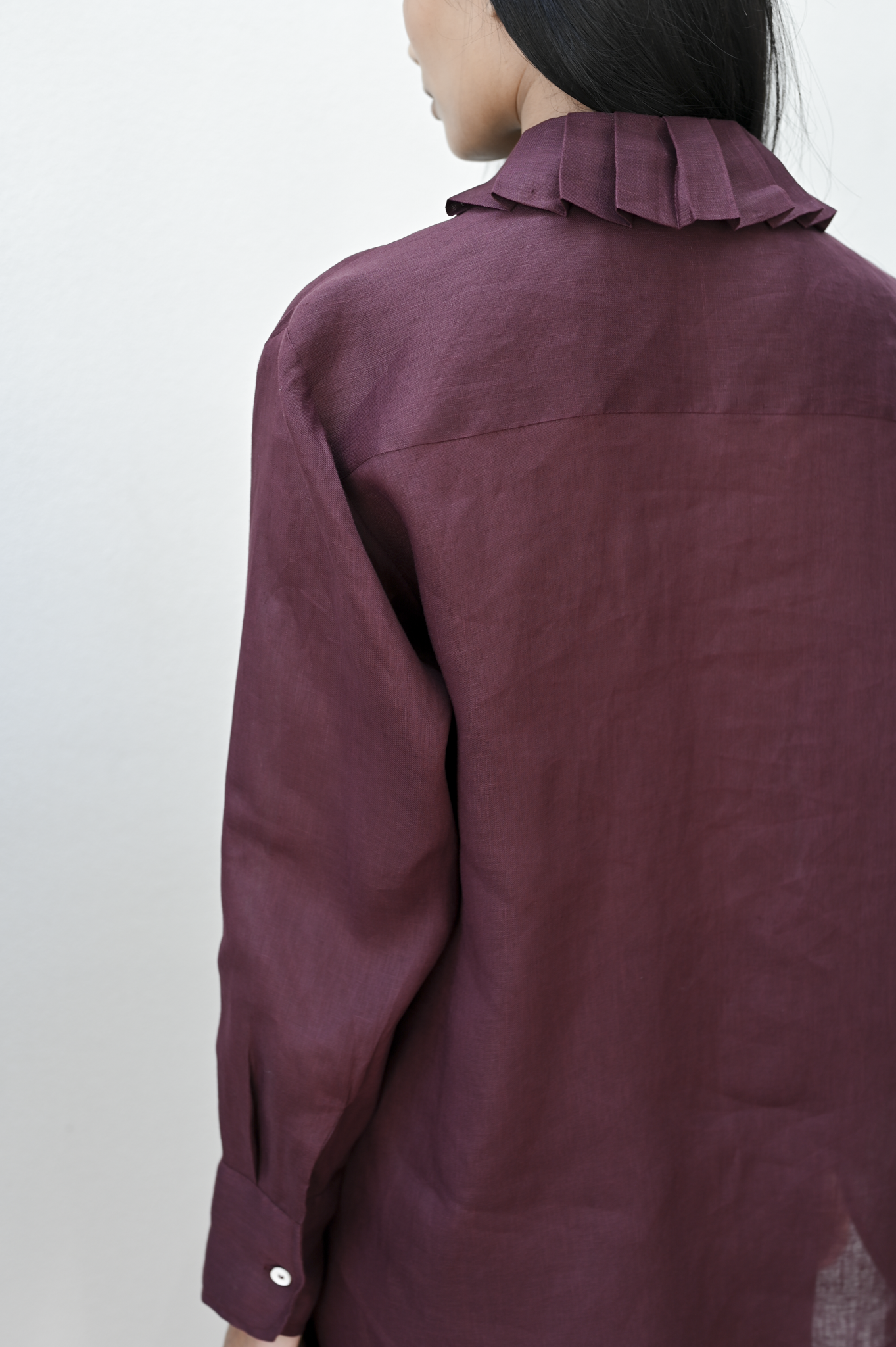 Sthira Shirt Wine Linen