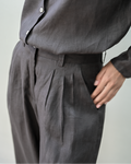 Astha Pants Bark Linen
