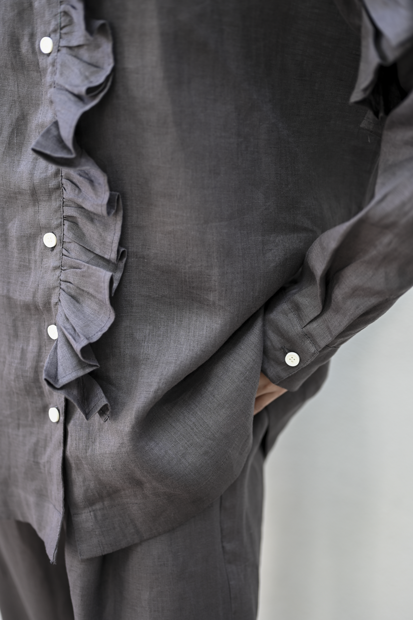 Lahara Shirt Bark Linen