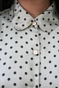 Raha Shirt Polka Silk Linen