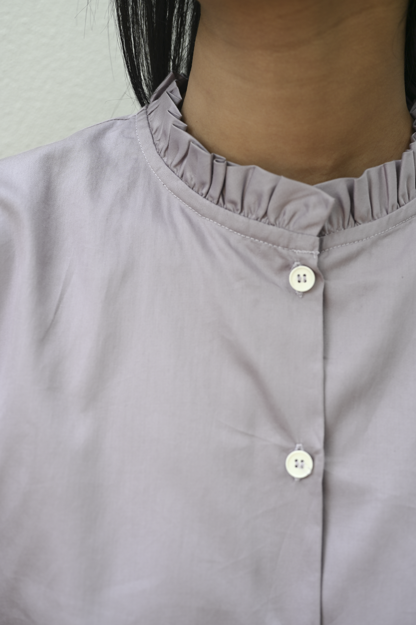 Maya Shirt Mauve Giza Cotton