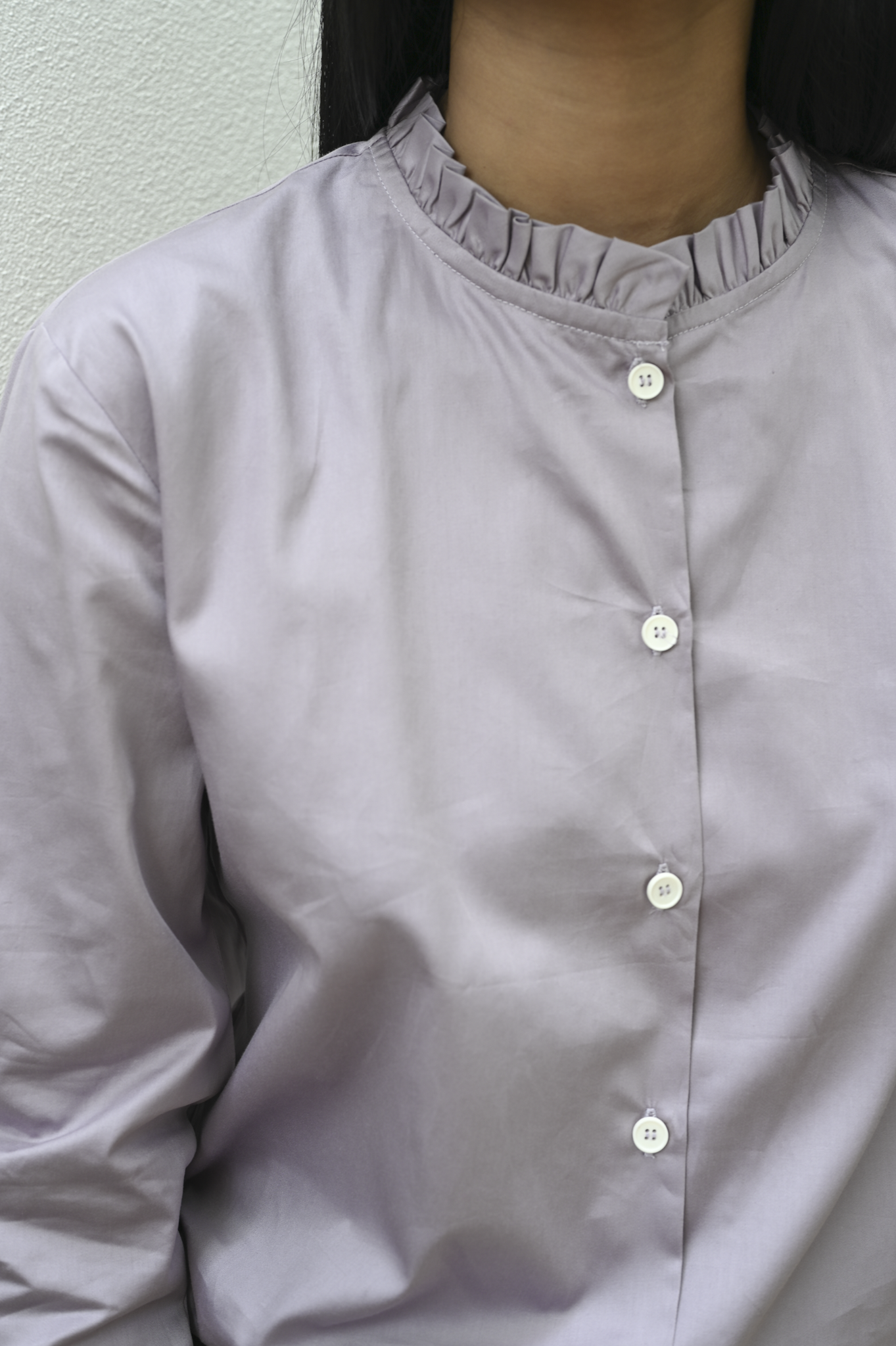 Maya Shirt Mauve Giza Cotton