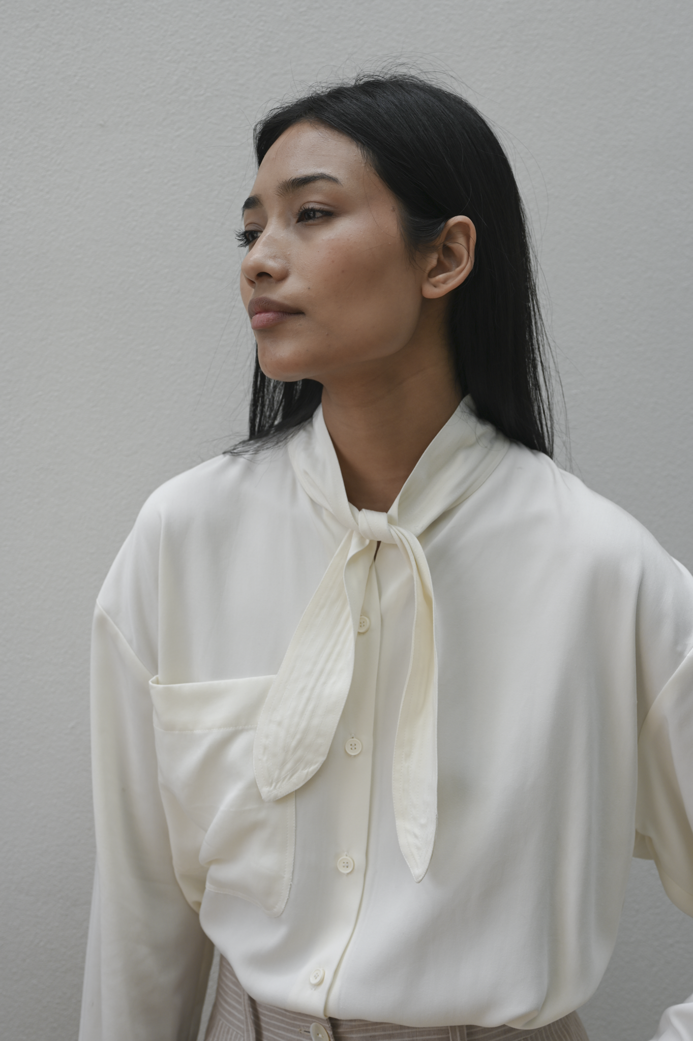 Bow Tie Shirt Viscose