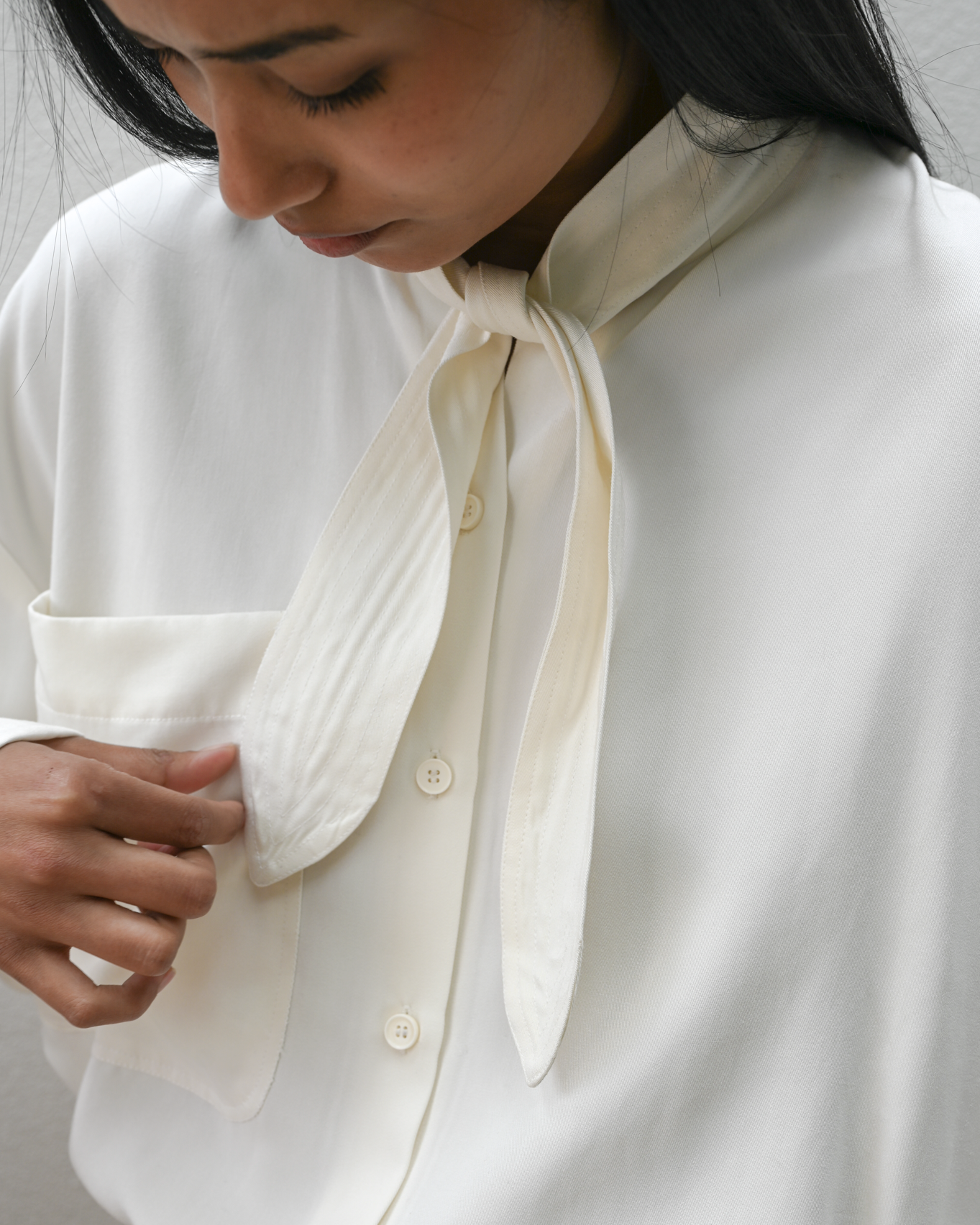Bow Tie Shirt Viscose
