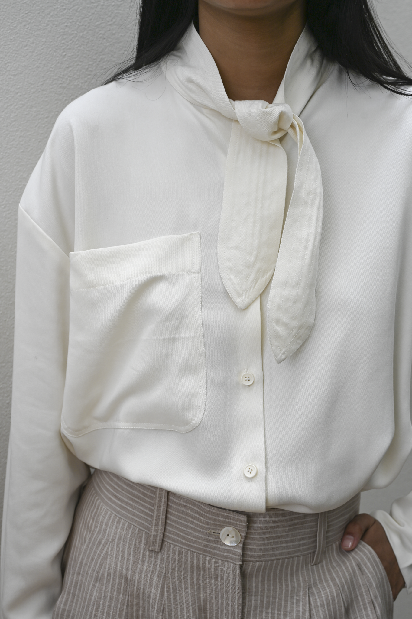 Bow Tie Shirt Viscose