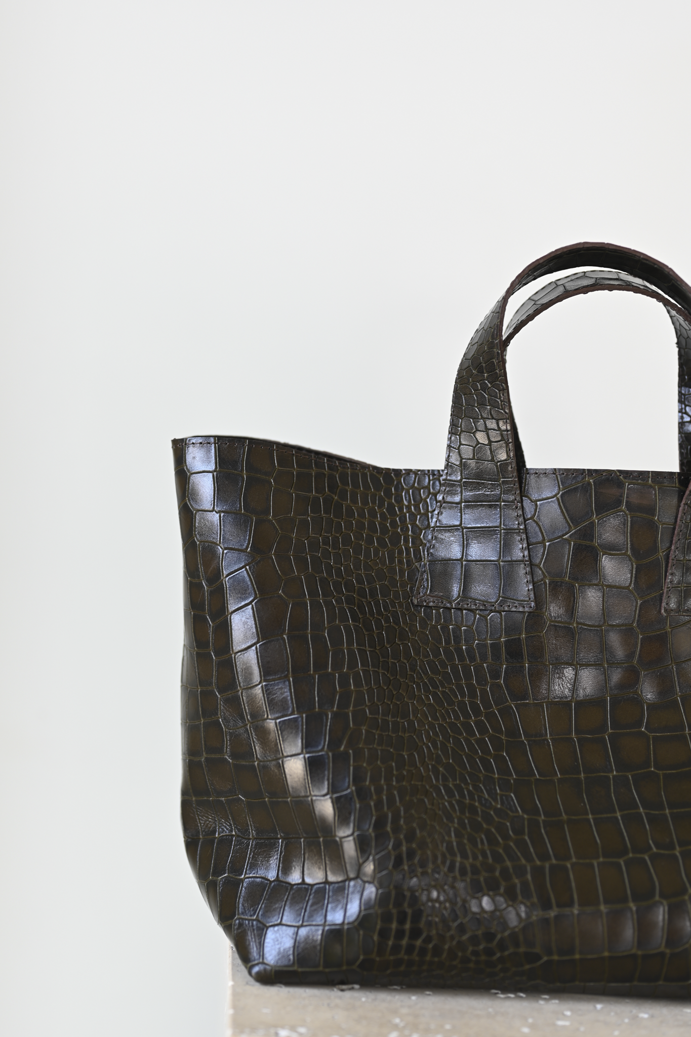 Harukaze Lady Bag Croc Moss