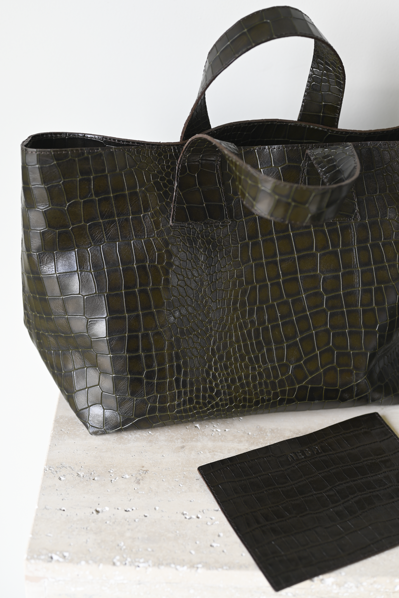 Harukaze Lady Bag Croc Moss