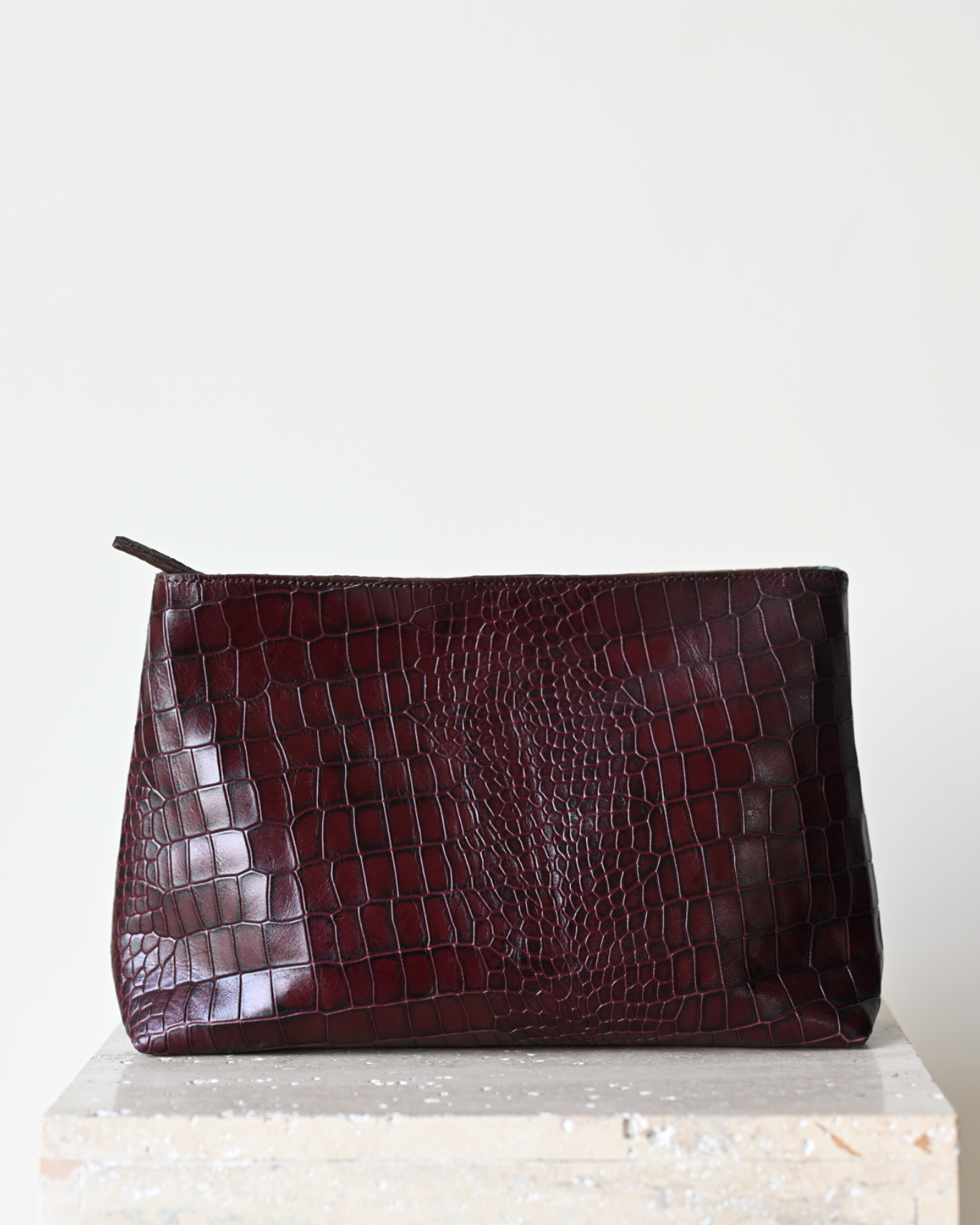 Harukaze Clutch Croc Cherry