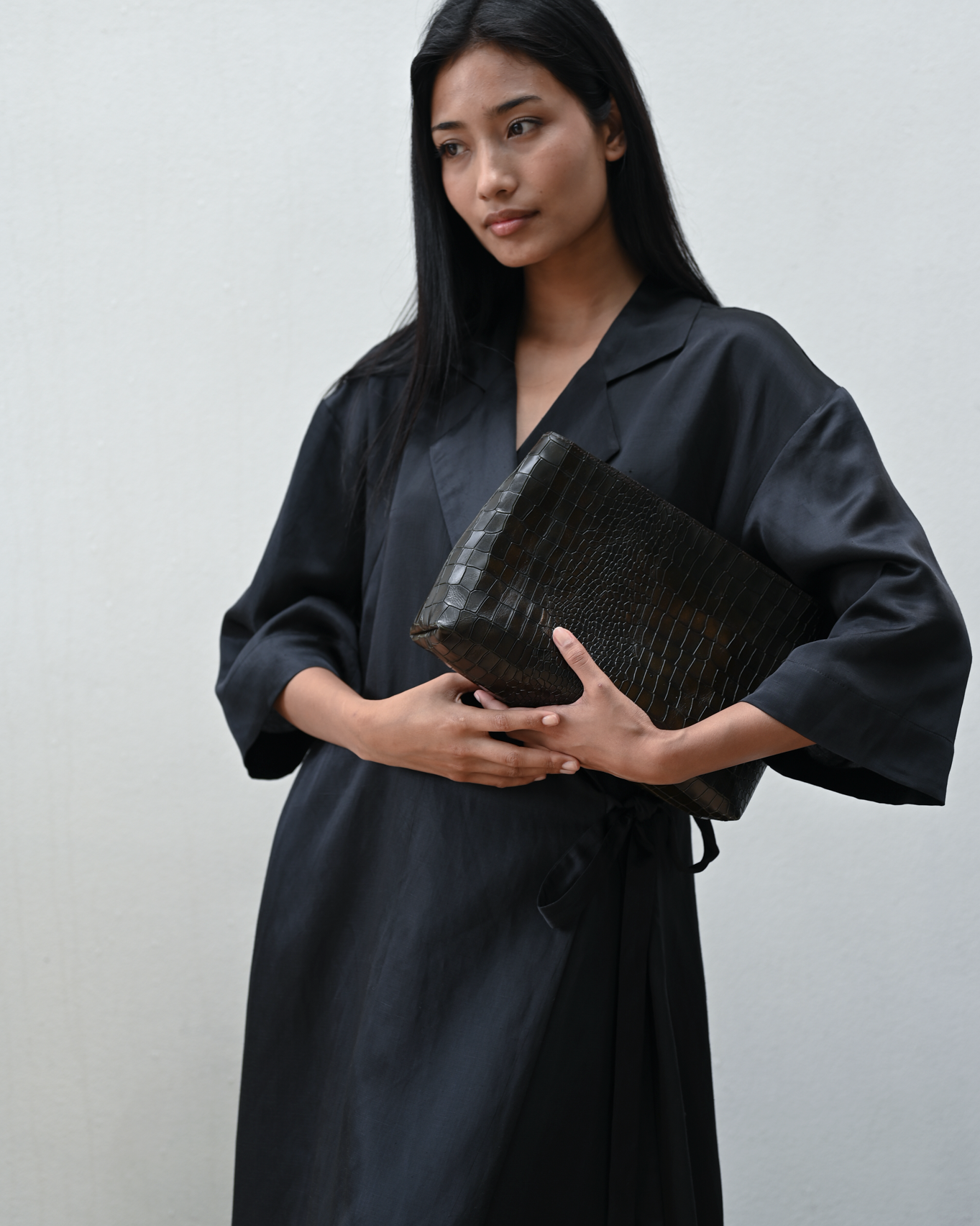 Kimono Dress linen Silk