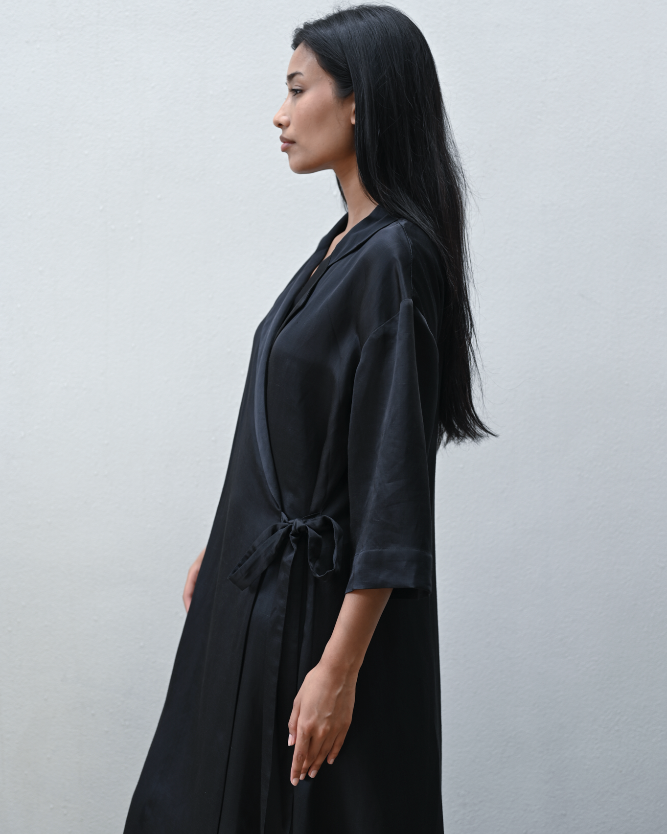 Kimono Dress linen Silk