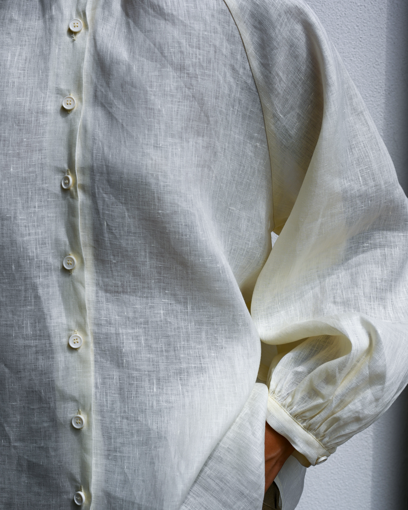 Vayu Shirt Milk Linen