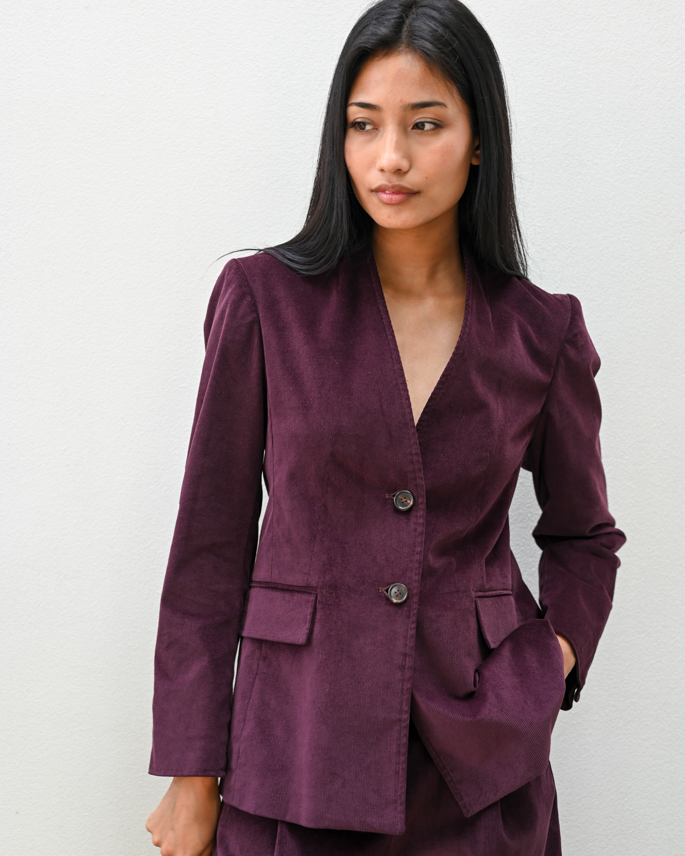 Tailored Blazer Corduroy