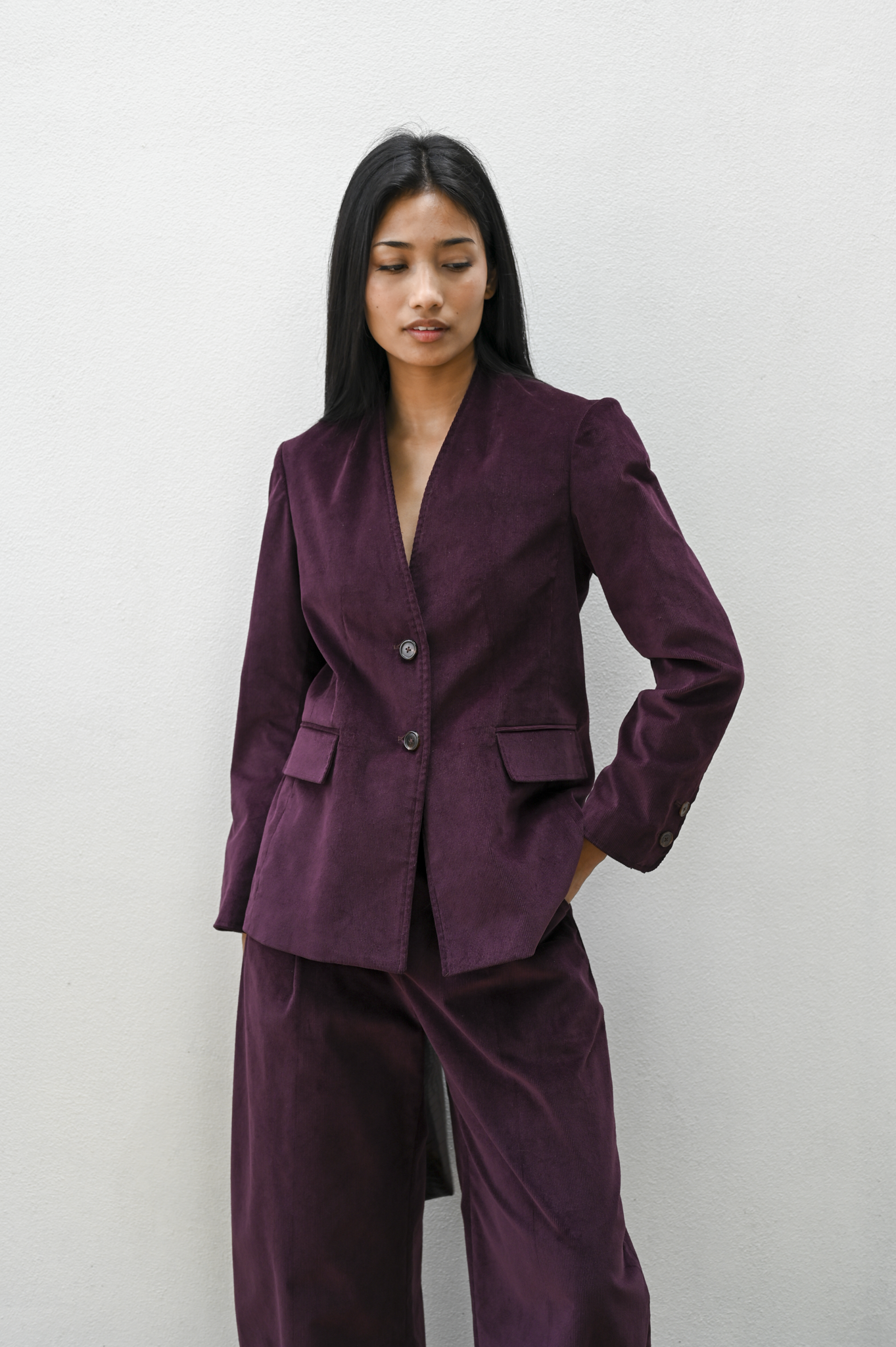 Tailored Blazer Corduroy