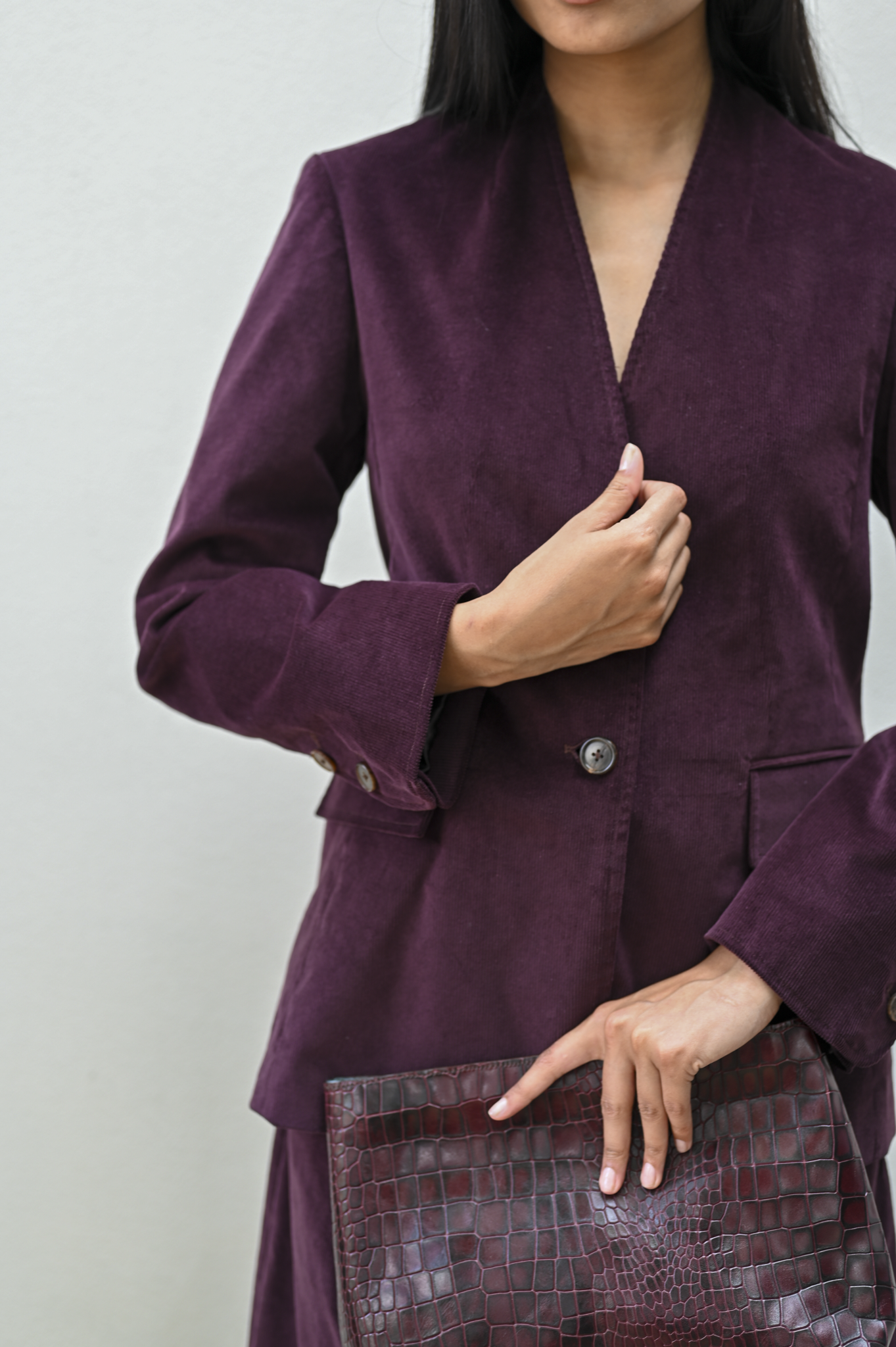 Tailored Blazer Corduroy