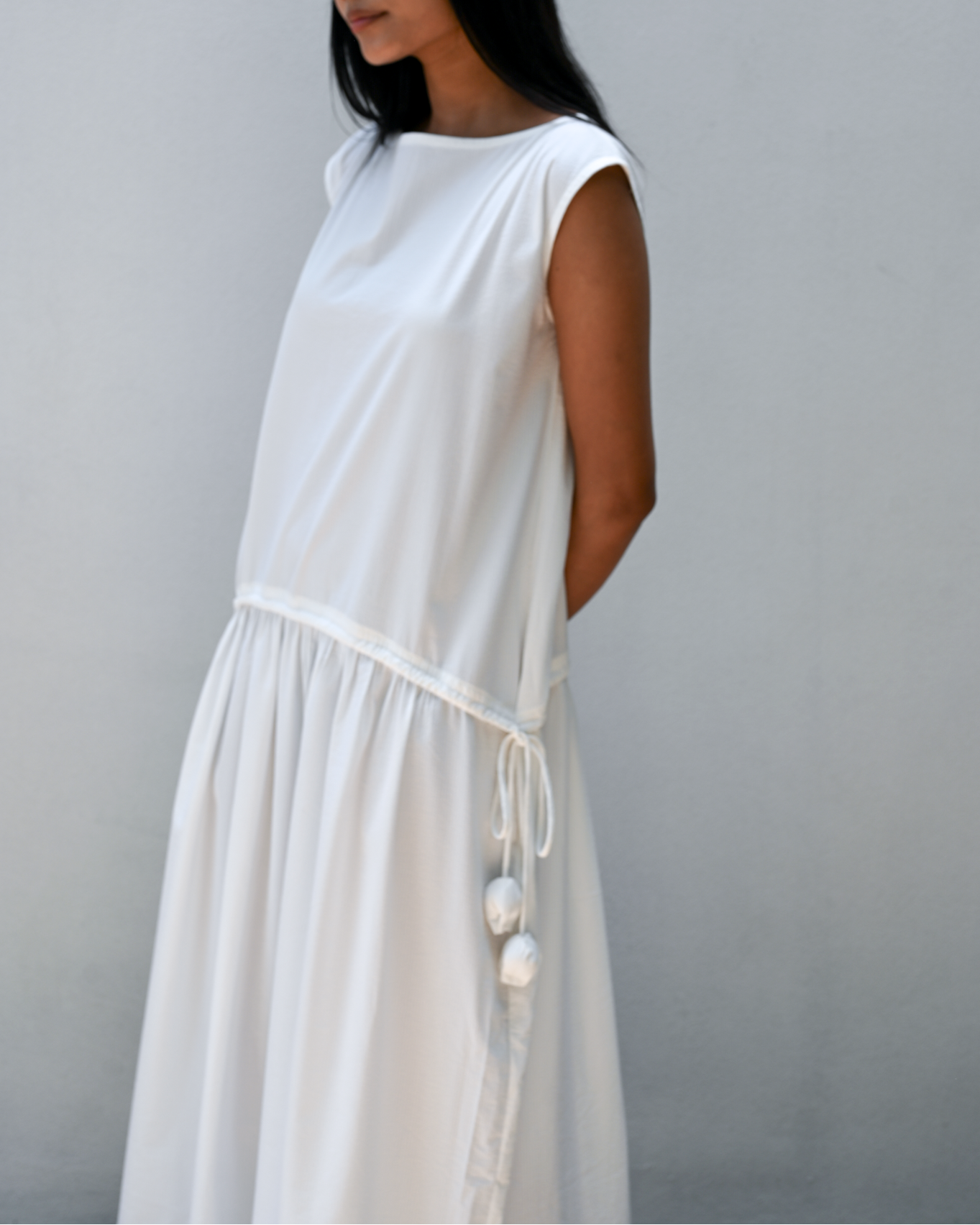 Tulip Dress Seersucker Cotton