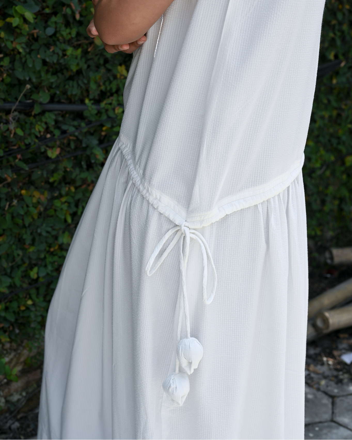 Tulip Dress Seersucker Cotton