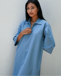 Lalitya Dress Sky Cotton Denim