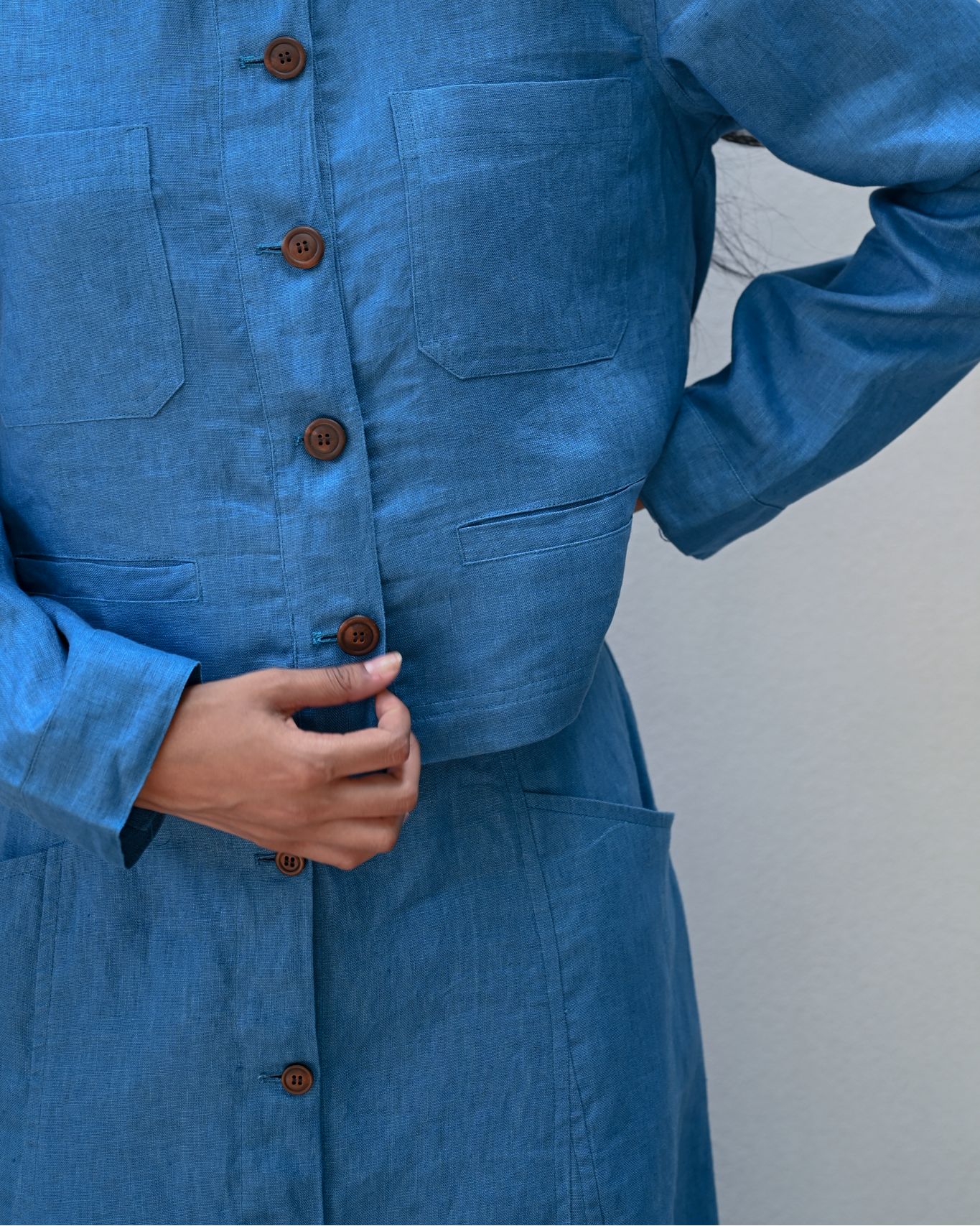 Panel Skirt Linen