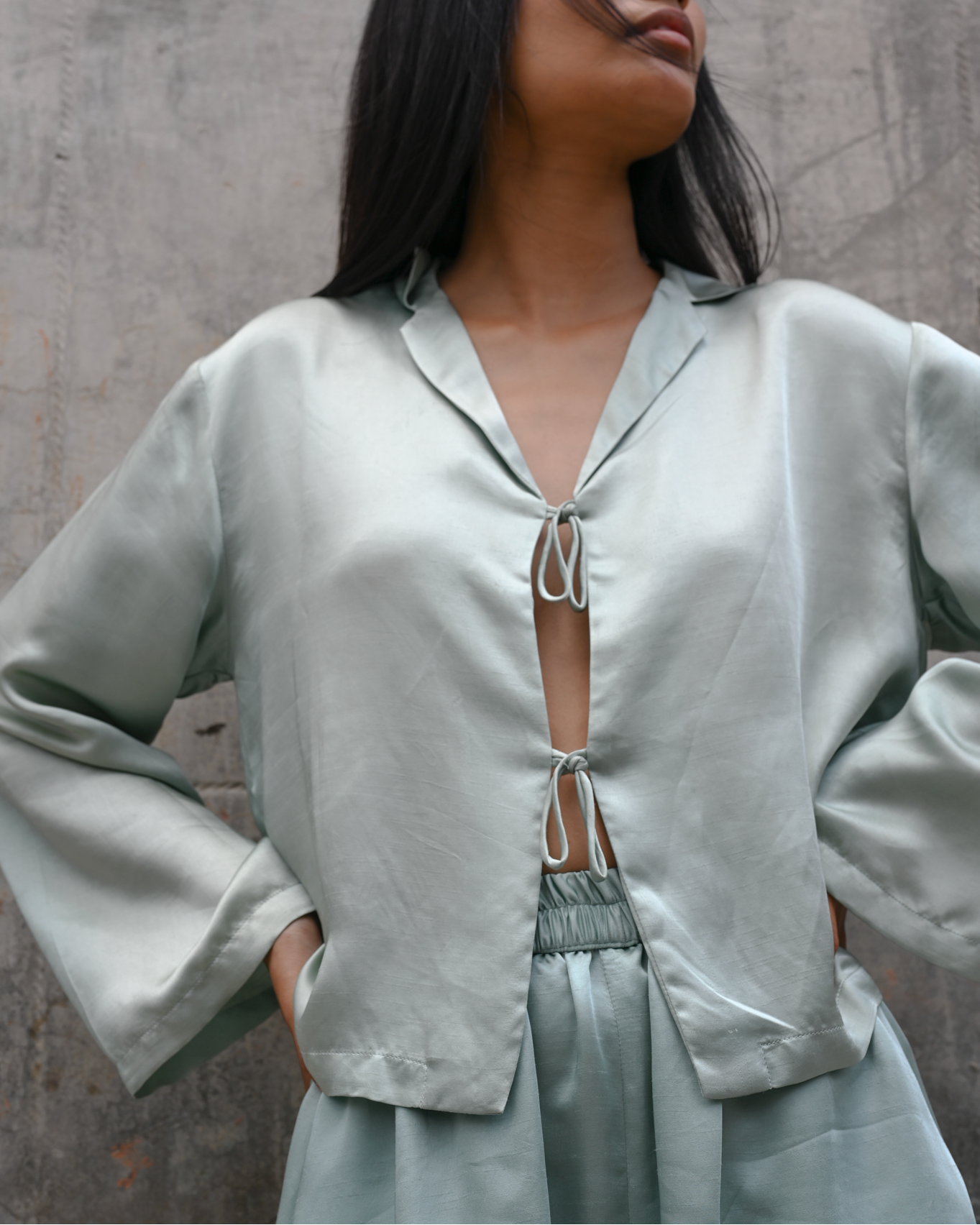 Ava Blouse Silk Linen