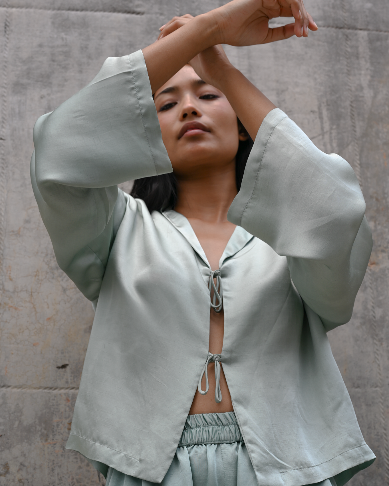 Ava Blouse Silk Linen