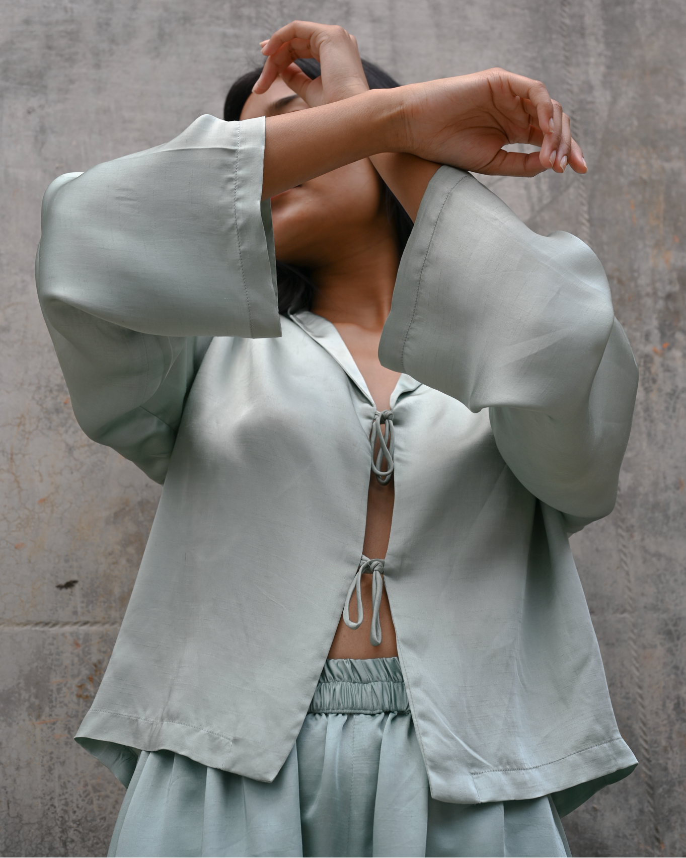 Ava Blouse Silk Linen