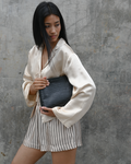 Khin Shorts Vanilla Cream Silk Linen