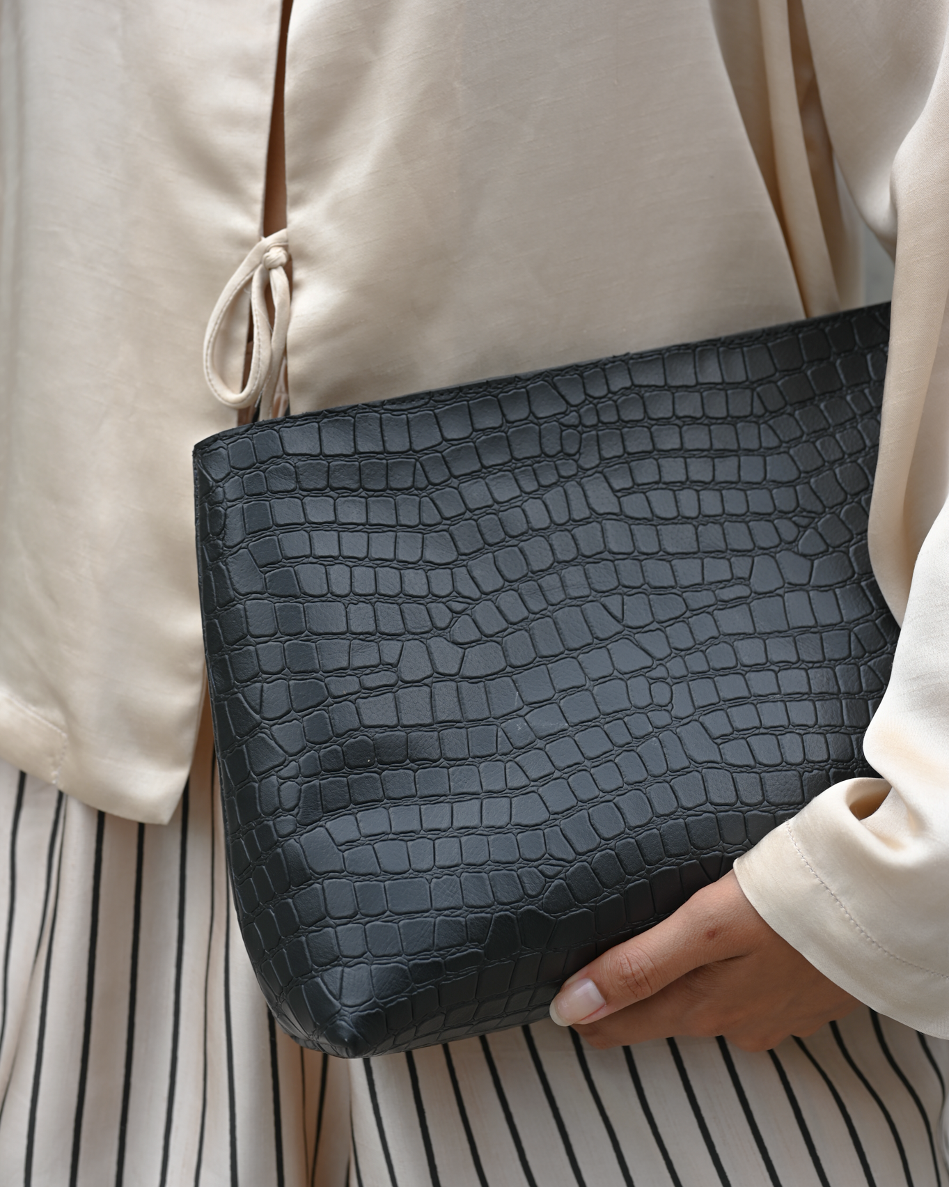Harukaze Clutch Croc Night