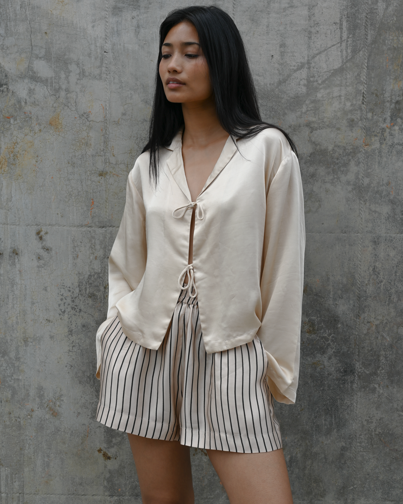 Ava Blouse Silk Linen