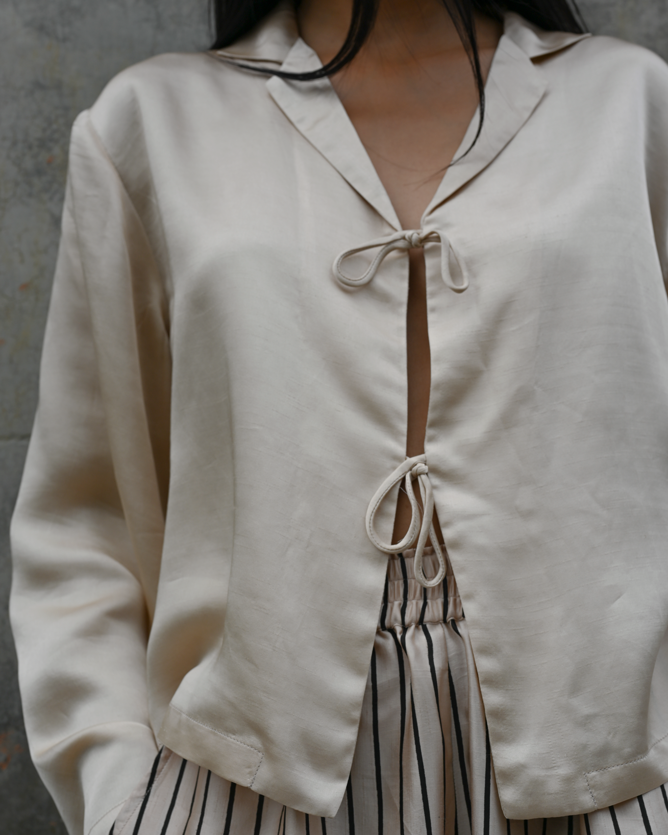 Ava Blouse Silk Linen