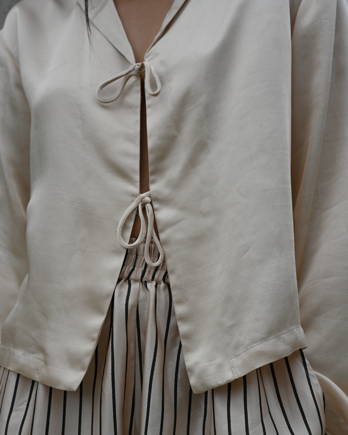 Ava Blouse Silk Linen