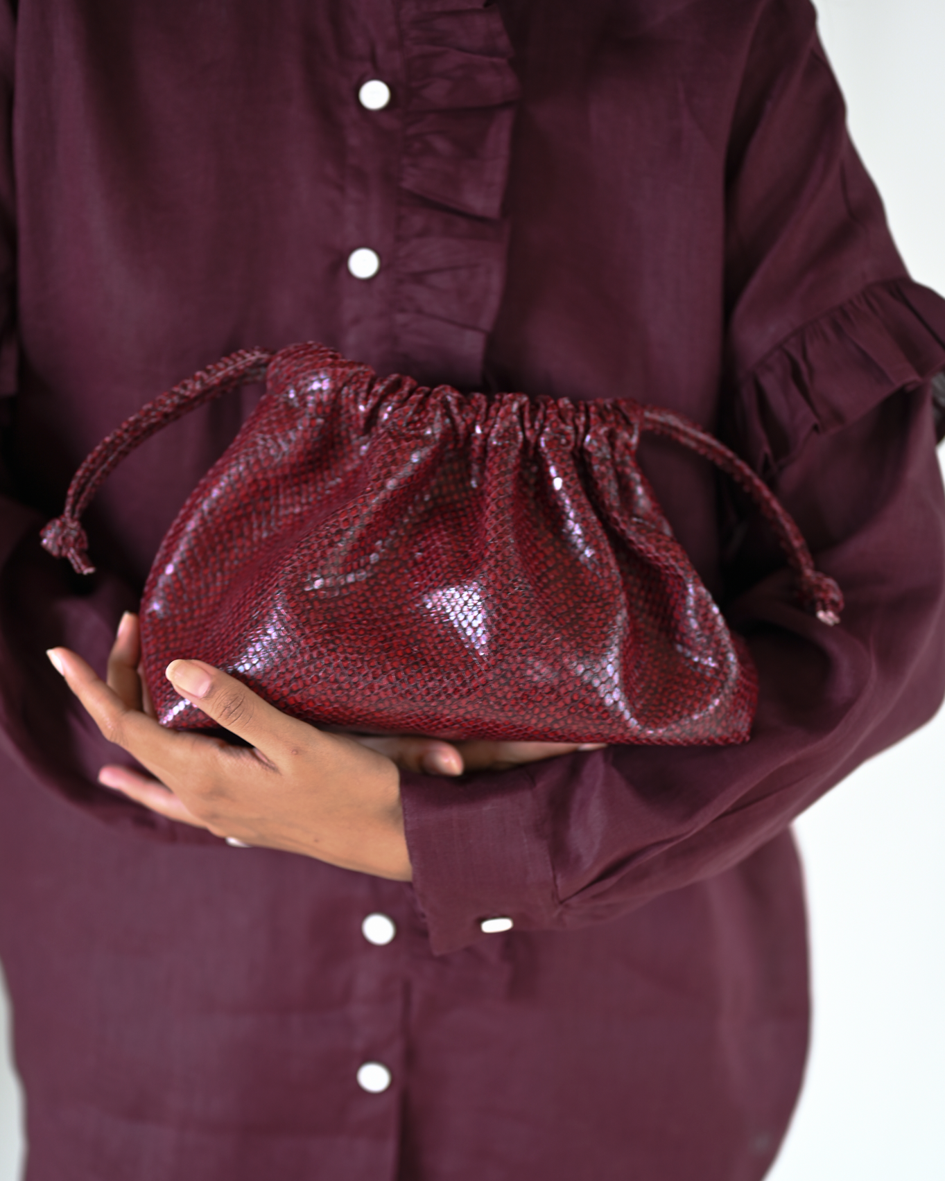 Shibui Cross Body Large Snake Cherry