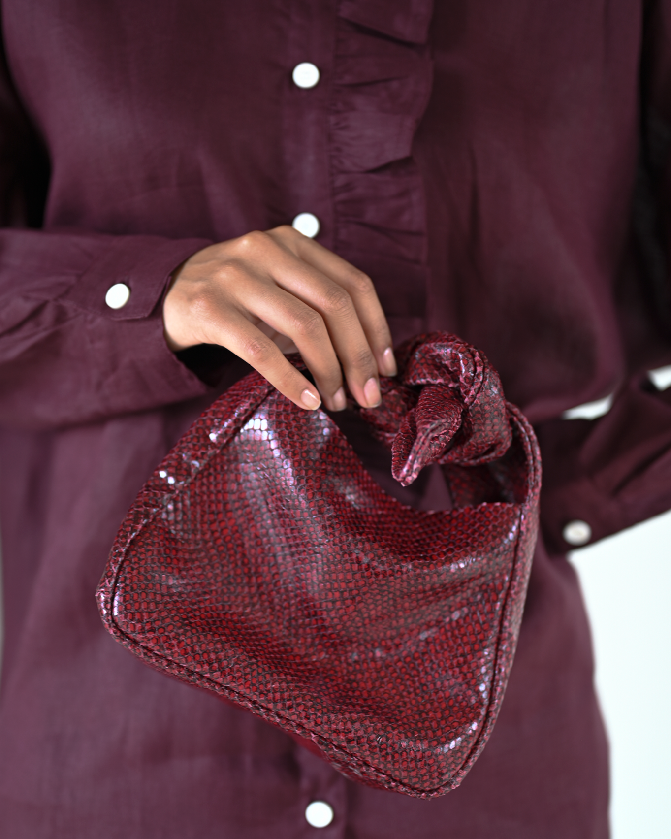 Lahara Shirt Wine Linen