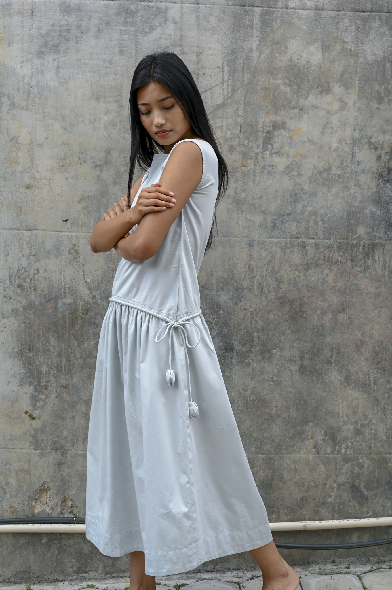 Tulip Dress Mint Giza Cotton
