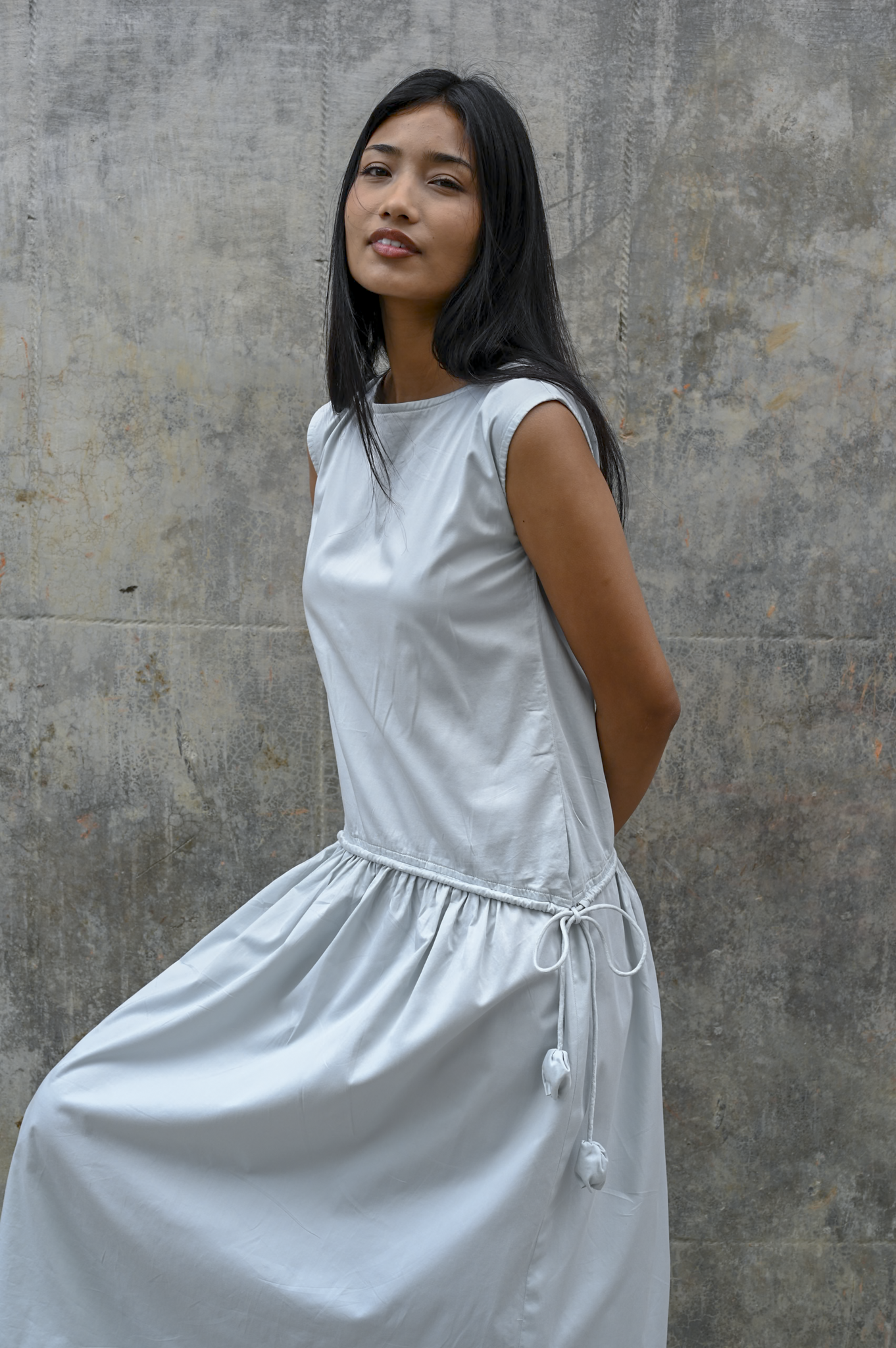 Tulip Dress Mint Giza Cotton