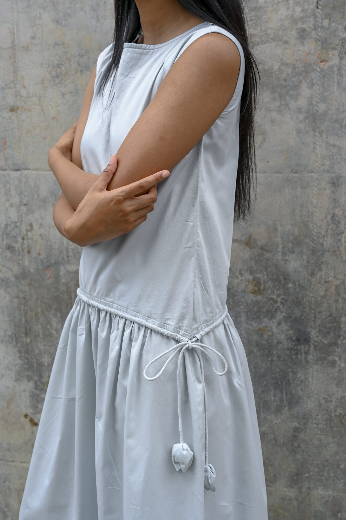 Tulip Dress Mint Giza Cotton