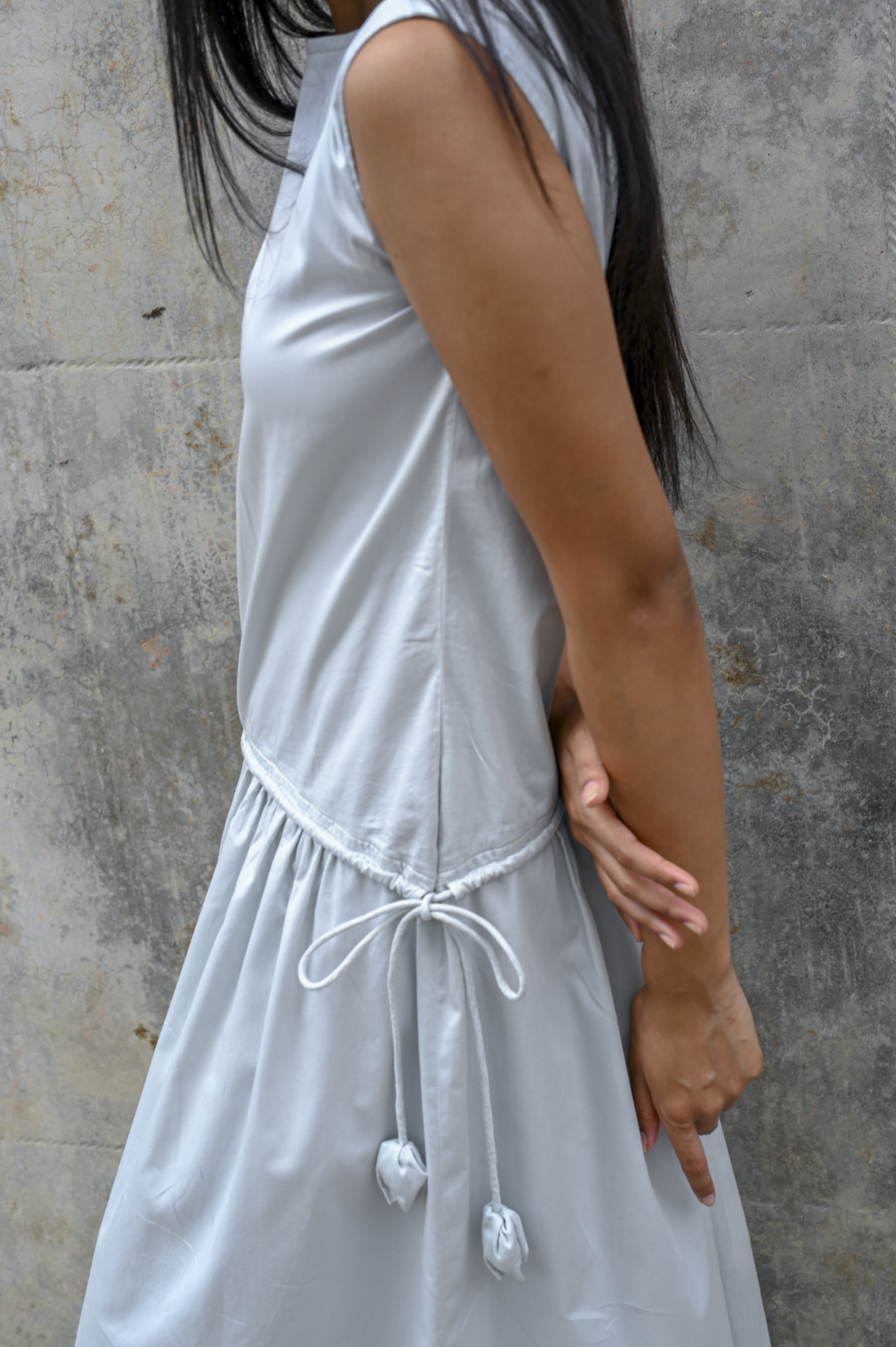 Tulip Dress Mint Giza Cotton