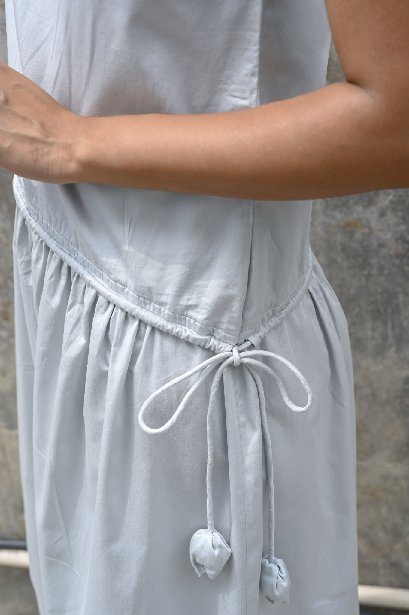 Tulip Dress Mint Giza Cotton